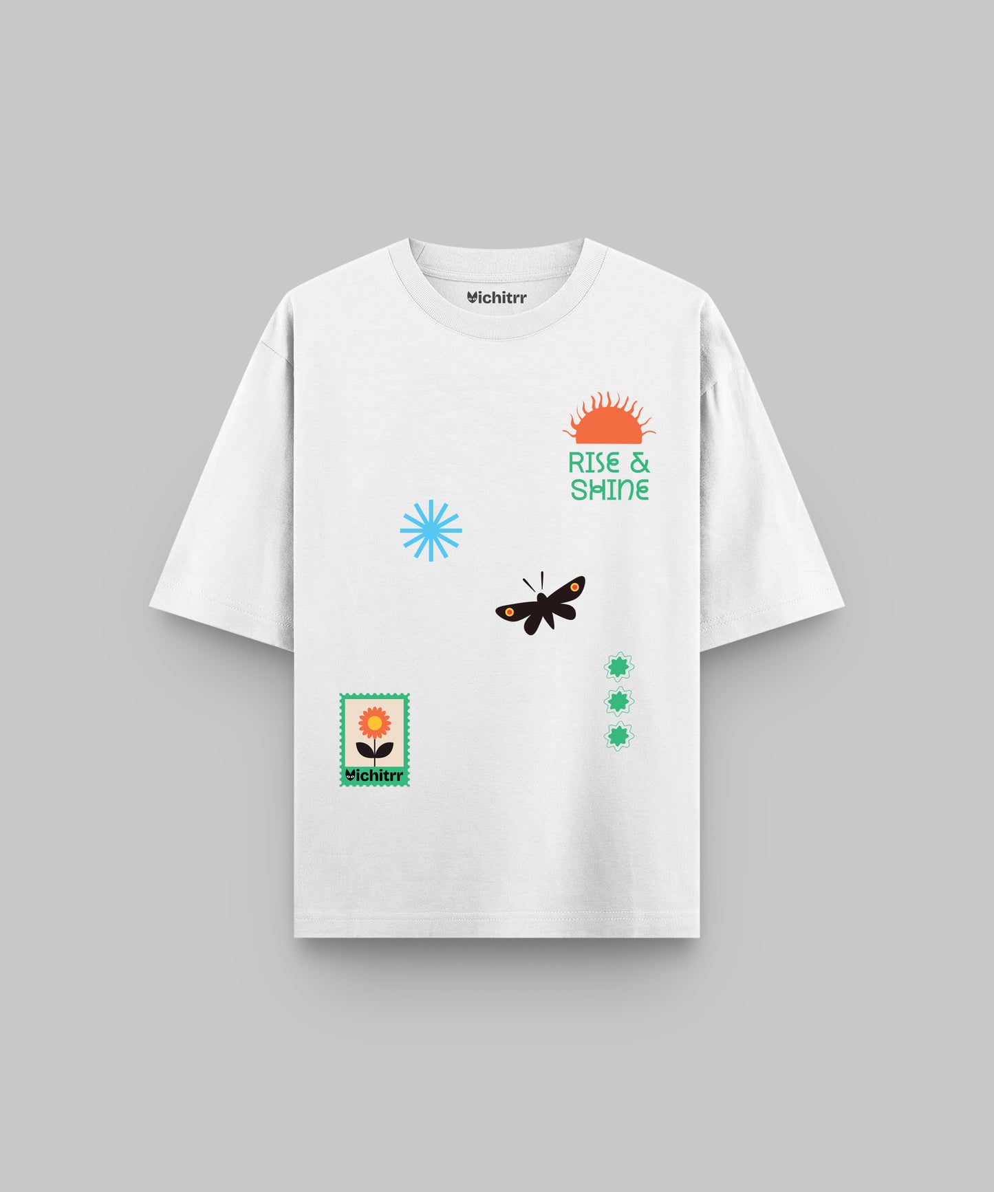 RISE & SHINE | UNISEX OVERSIZED T-SHIRT