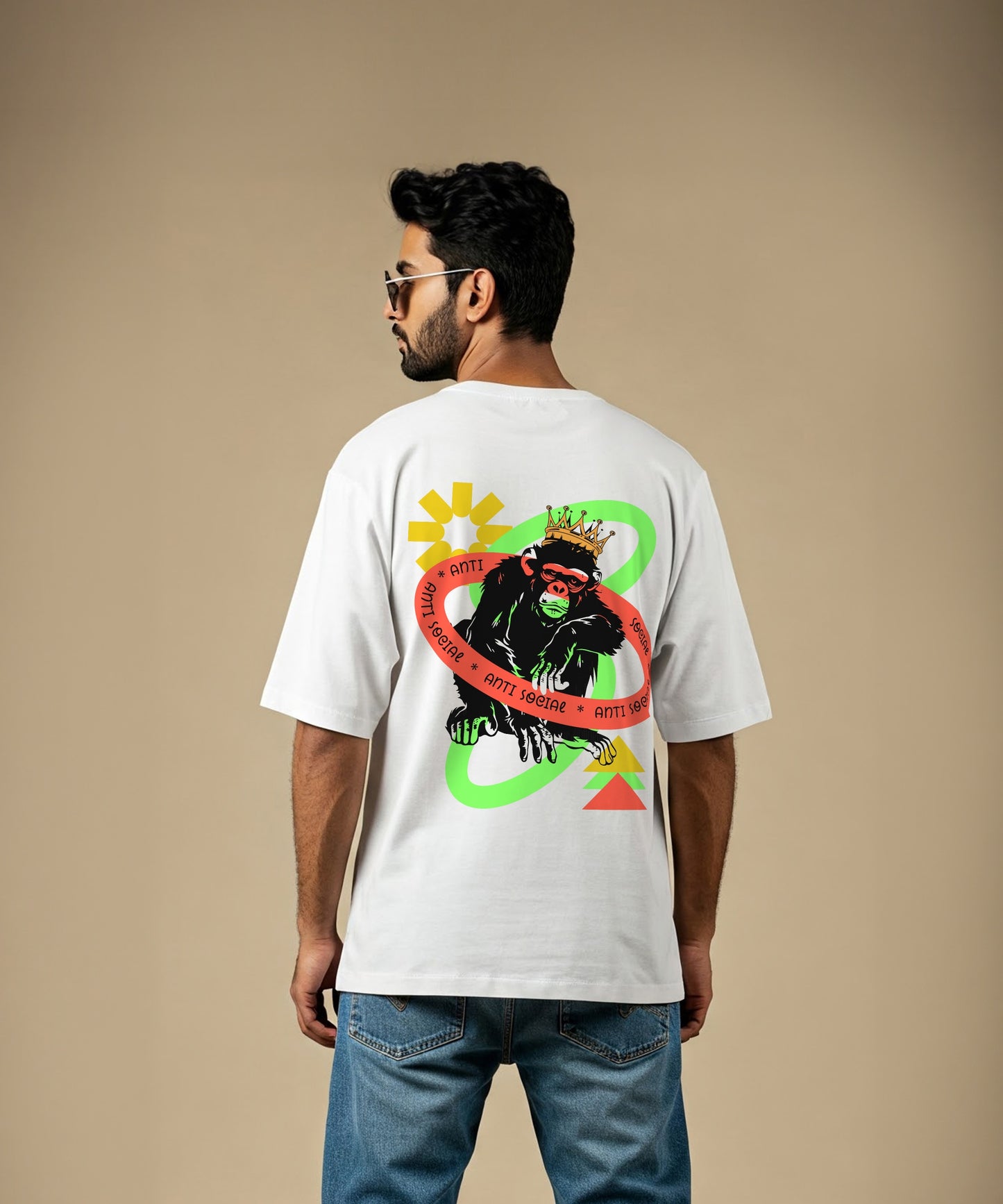 ANTI SOCIAL | UNISEX OVERSIZED T-SHIRT