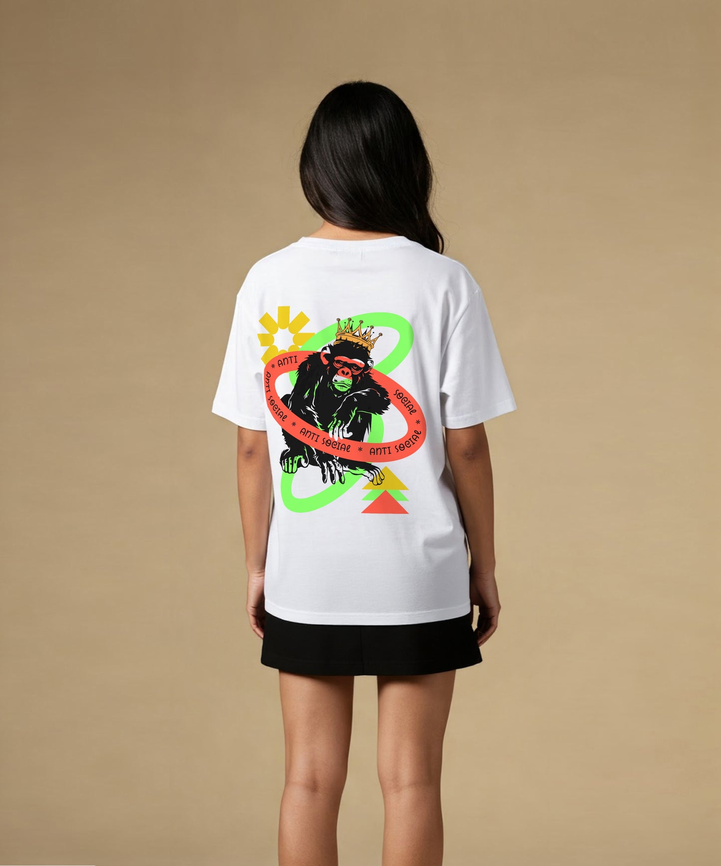 ANTI SOCIAL | UNISEX OVERSIZED T-SHIRT