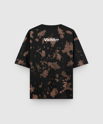 BROWN ECHO | UNISEX TIE DYE OVERSIZED T-SHIRT