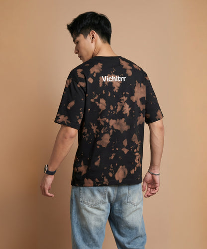 BROWN ECHO | UNISEX TIE DYE OVERSIZED T-SHIRT