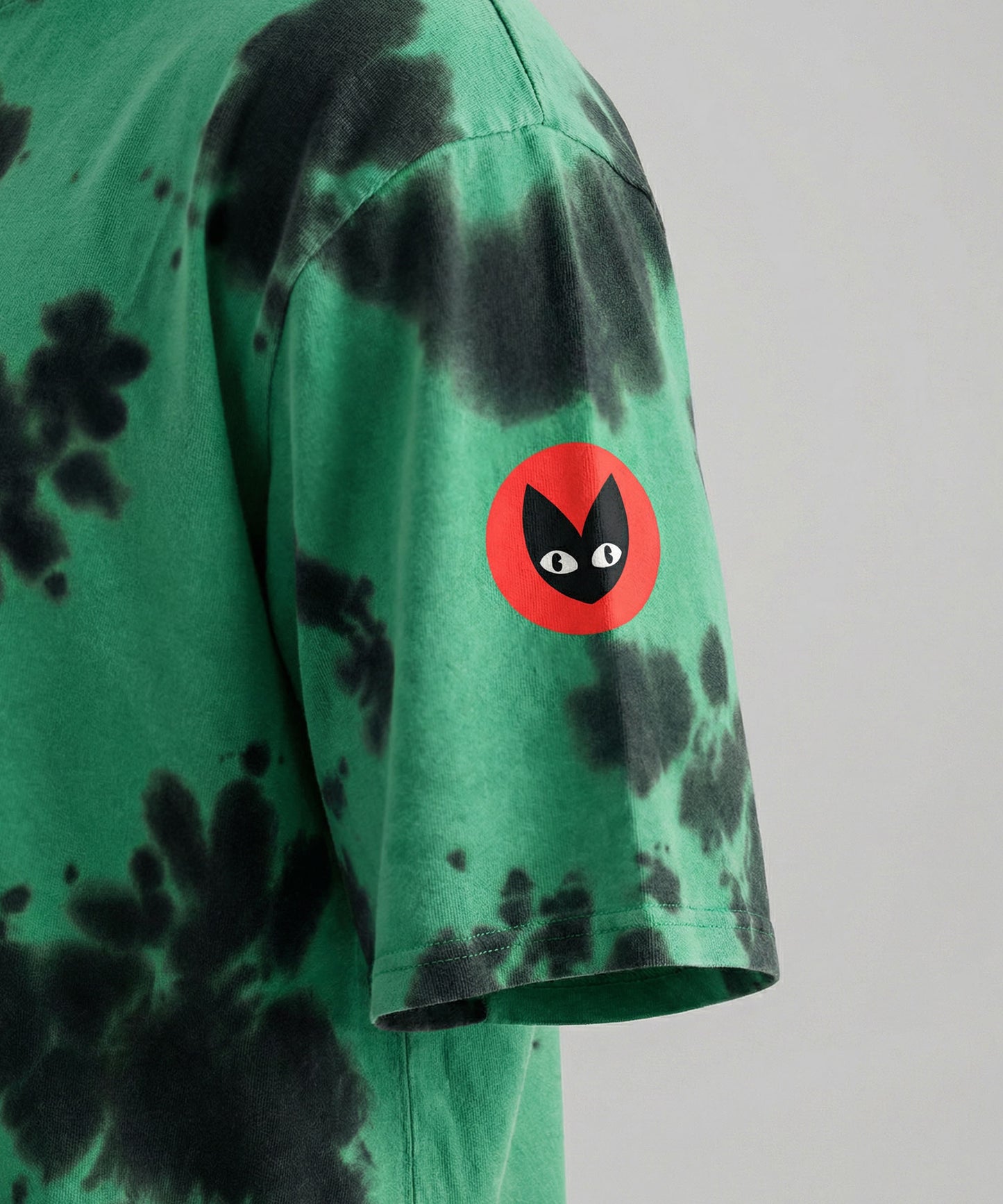 GREEN MIRAGE | UNISEX TIE DYE OVERSIZED T-SHIRT