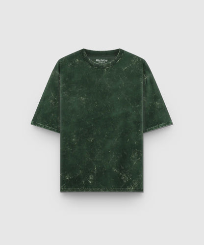 GREEN TERRAIN | UNISEX ACID WASH OVERSIZED T-SHIRT