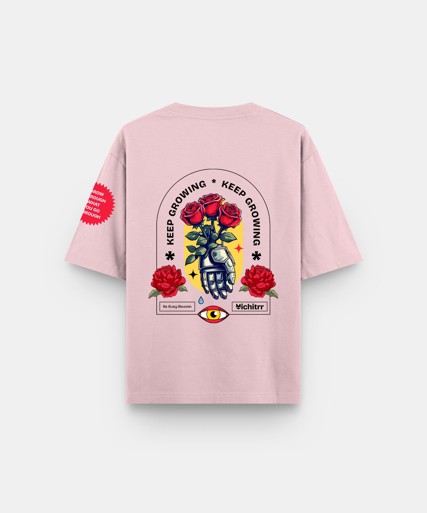 KEEP GROWING | UNISEX OVERSIZED T-SHIRT