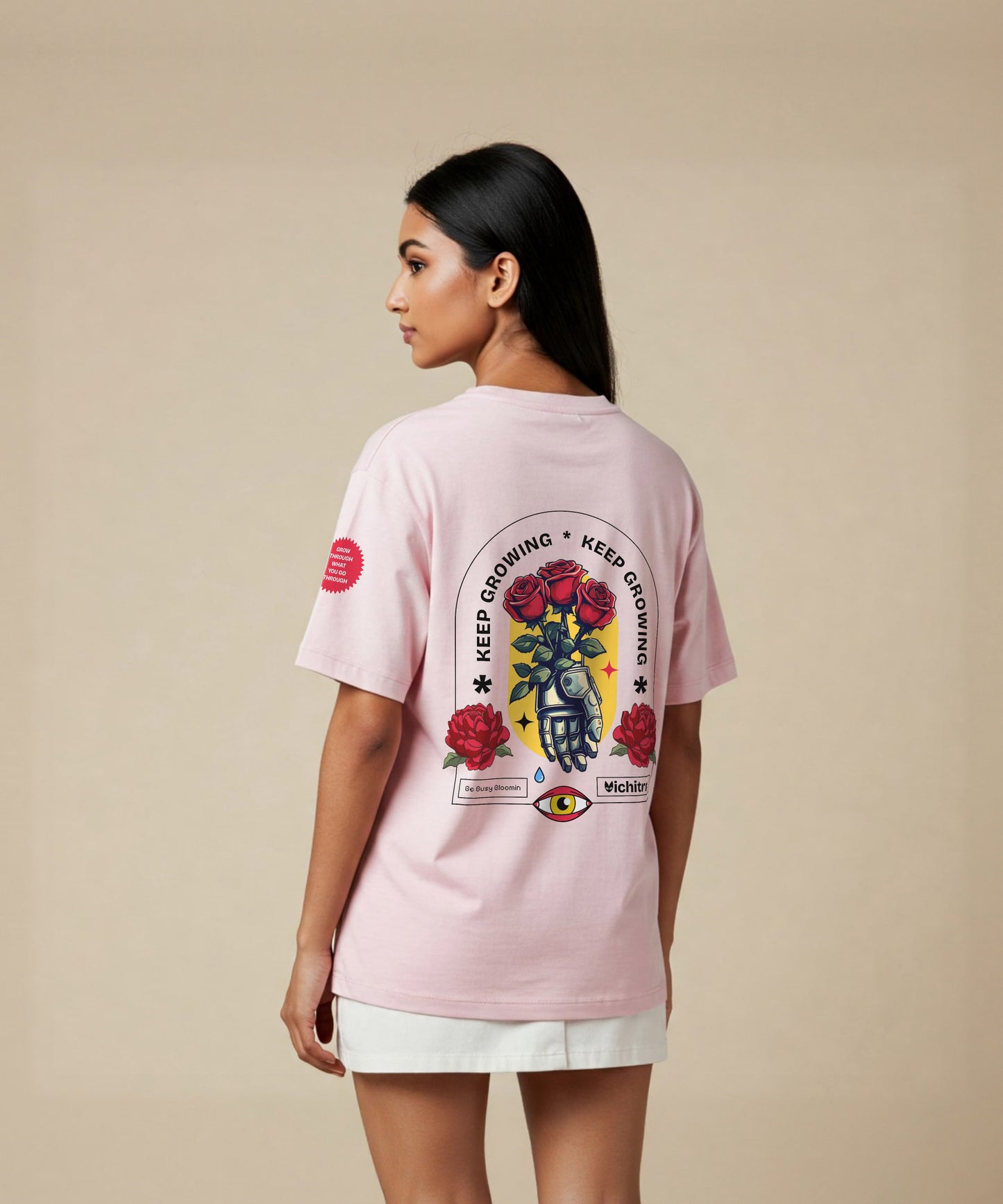 KEEP GROWING | UNISEX OVERSIZED T-SHIRT