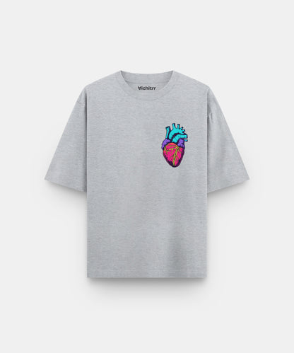 LIFE BEATS | UNISEX OVERSIZED T-SHIRT