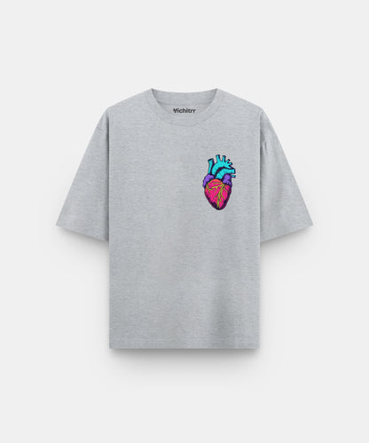 LIFE BEATS | UNISEX OVERSIZED T-SHIRT