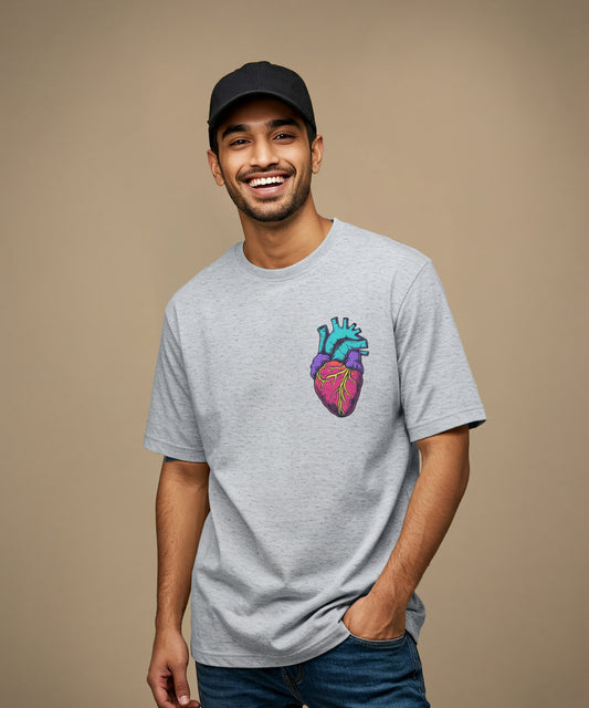 LIFE BEATS | UNISEX OVERSIZED T-SHIRT