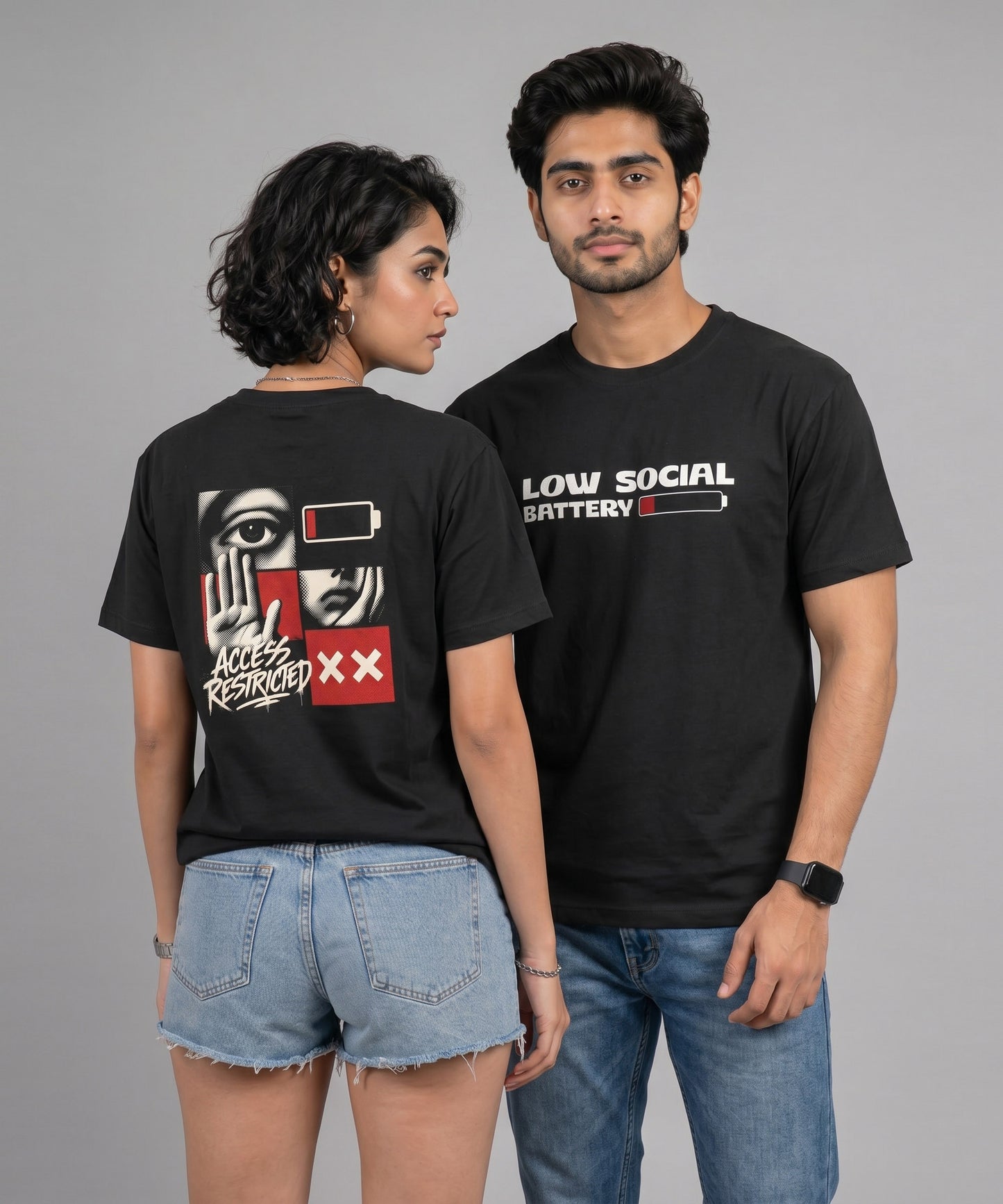 LOW SOCIAL BATTERY | UNISEX CLASSIC T-SHIRT