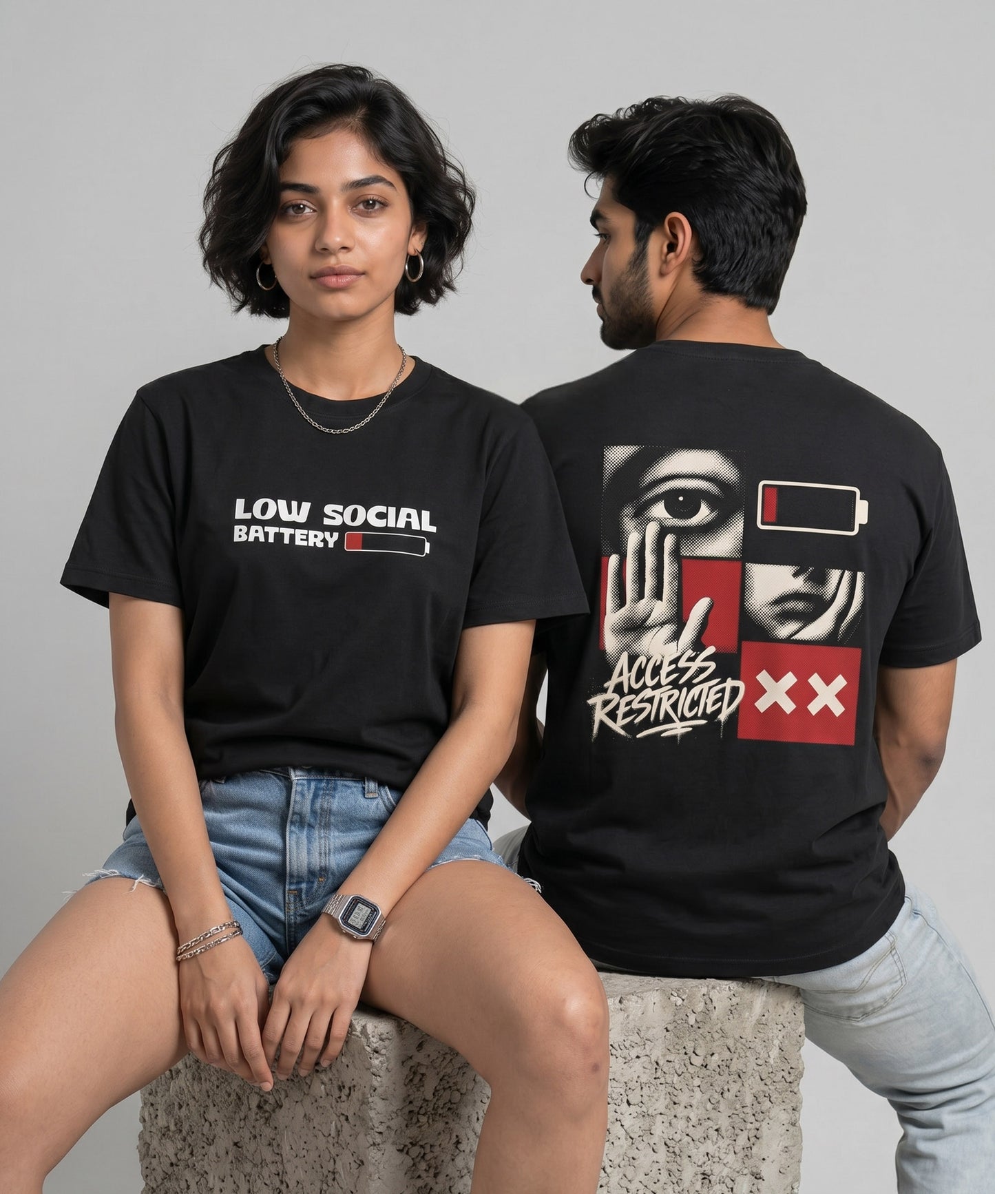 LOW SOCIAL BATTERY | UNISEX CLASSIC T-SHIRT