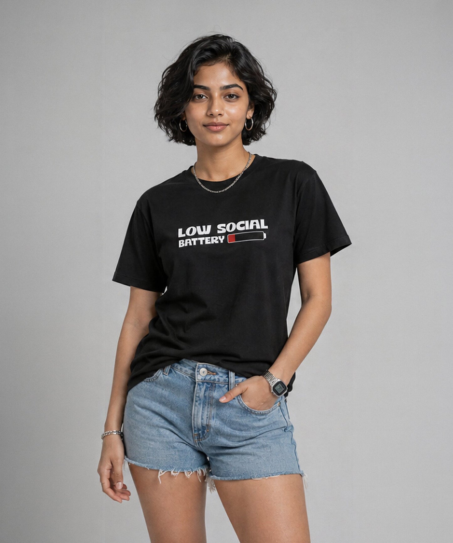 LOW SOCIAL BATTERY | UNISEX CLASSIC T-SHIRT