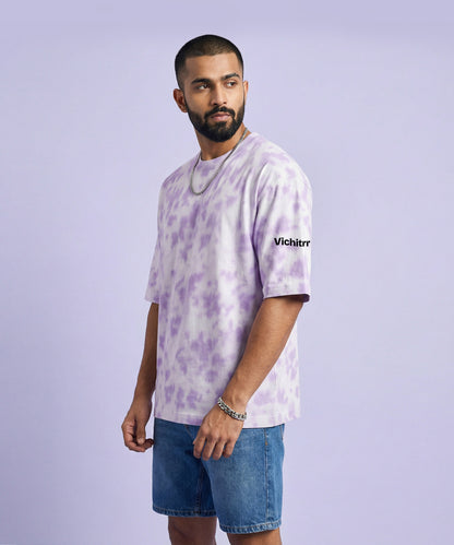 LAVENDER MIST | UNISEX TIE DYE OVERSIZED T-SHIRT