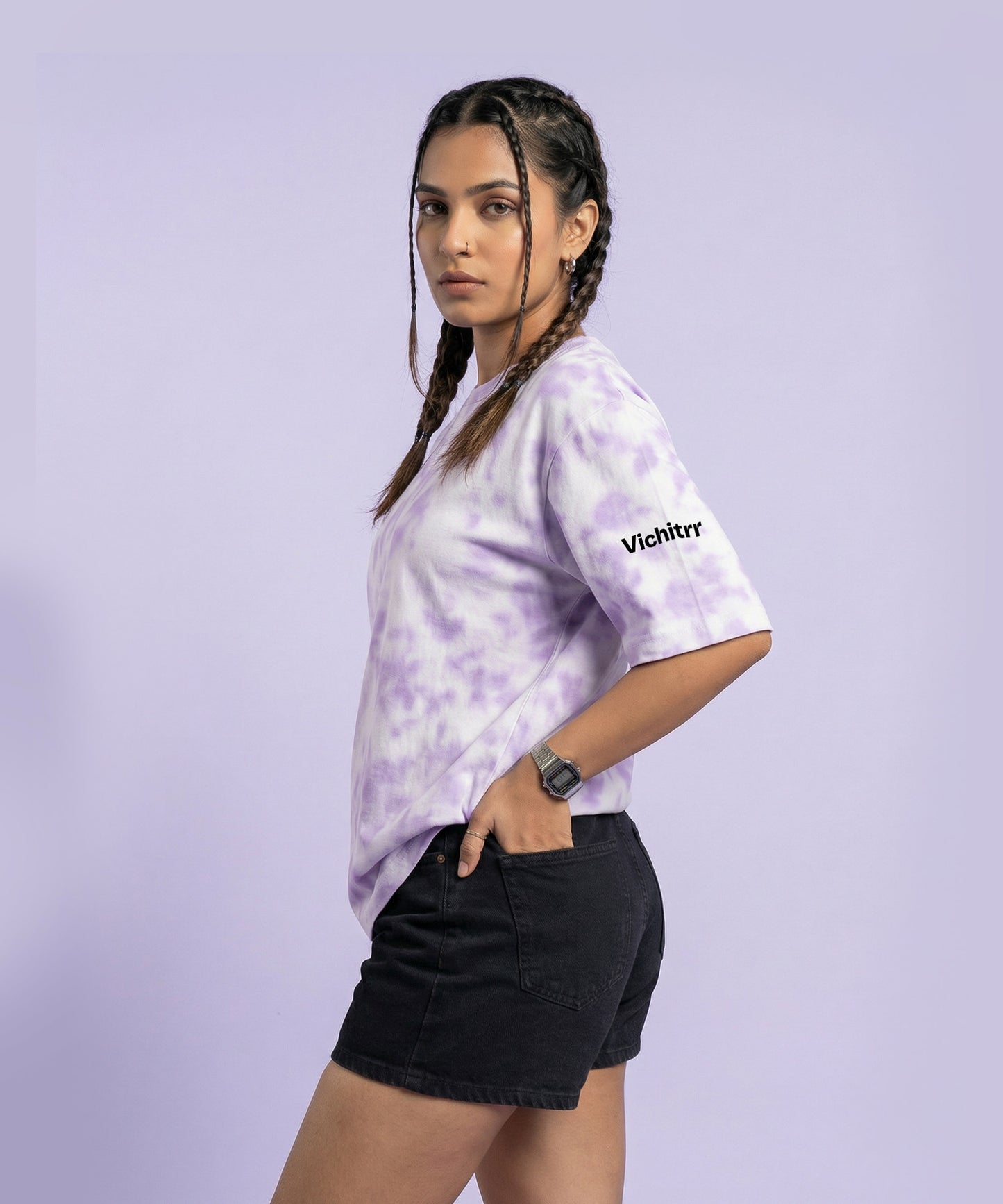 LAVENDER MIST | UNISEX TIE DYE OVERSIZED T-SHIRT