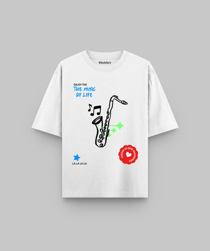 MUSIC OF LIFE | UNISEX OVERSIZED T-SHIRT
