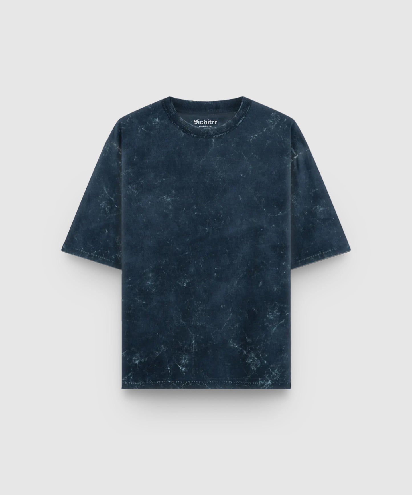 NAVY FLUX | UNISEX ACID WASH OVERSIZED T-SHIRT