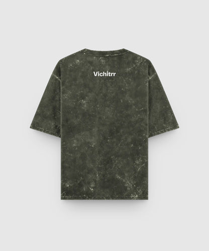 OLIVE OXIDE | UNISEX ACID WASH OVERSIZED T-SHIRT