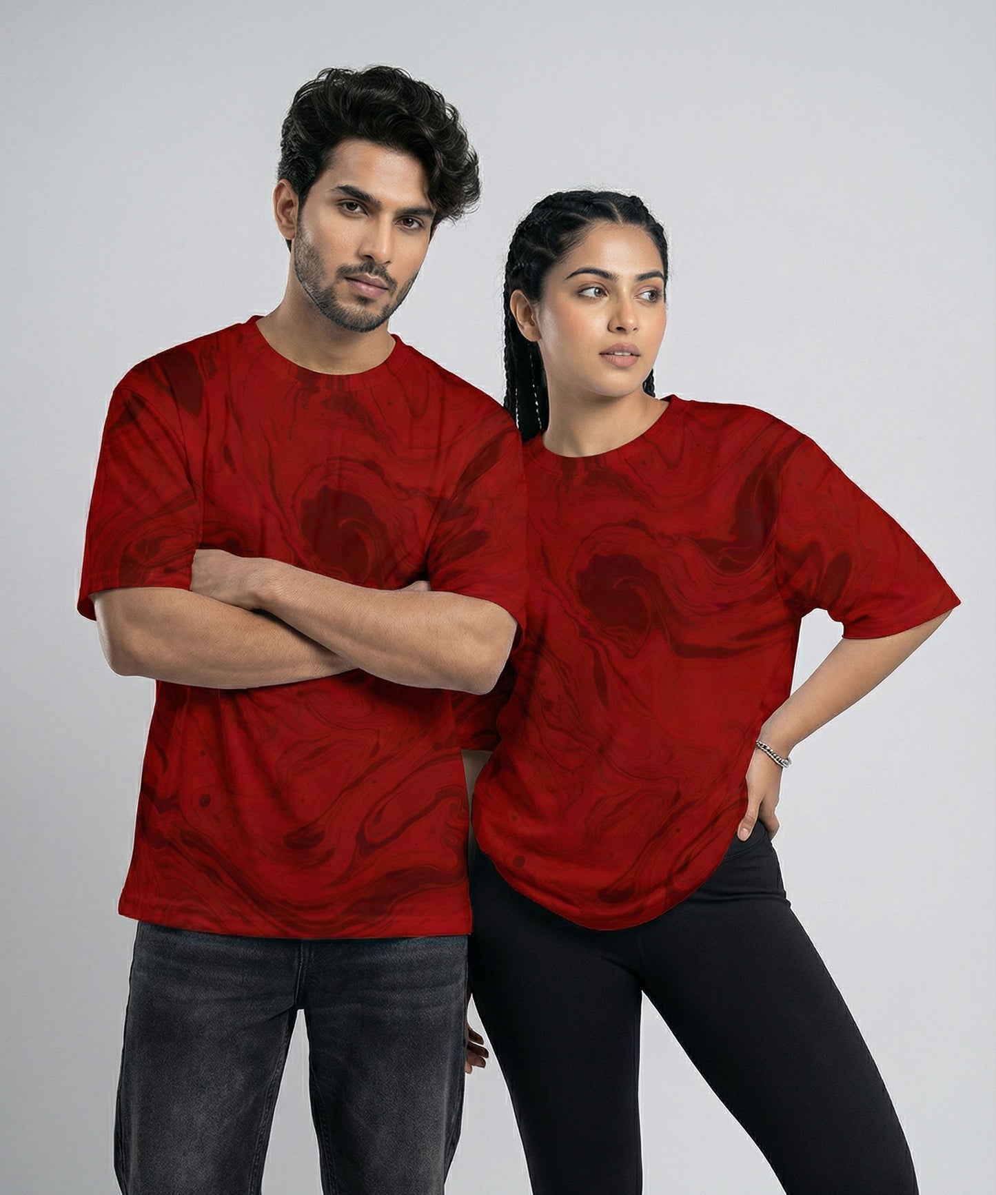 RED PLASMA | UNISEX OVERSIZED FIT T-SHIRT