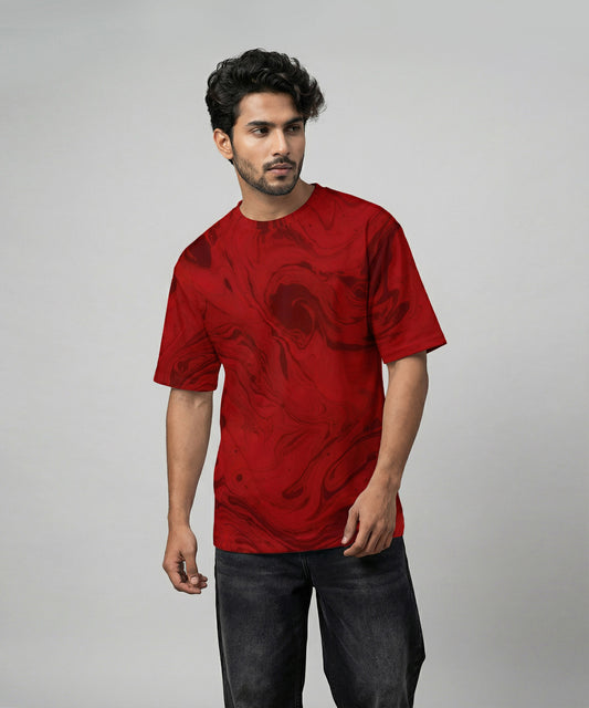 RED PLASMA | UNISEX OVERSIZED FIT T-SHIRT