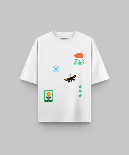 RISE & SHINE | UNISEX OVERSIZED T-SHIRT
