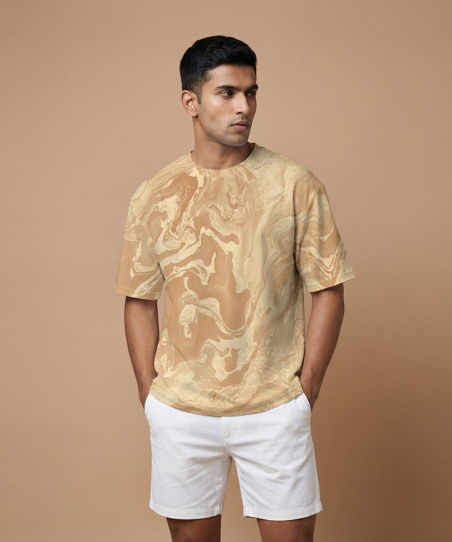TAN OASIS | UNISEX OVERSIZED FIT T-SHIRT