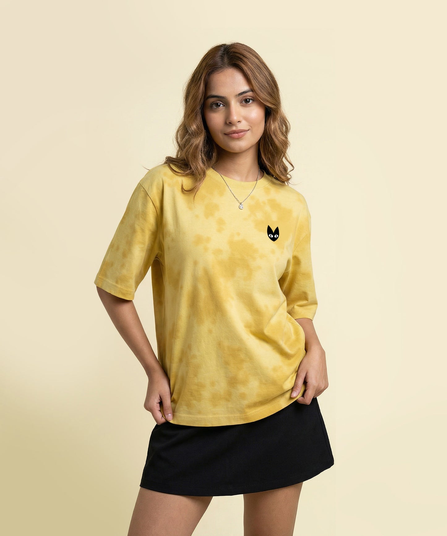 YELLOW DUST | UNISEX TIE DYE OVERSIZED T-SHIRT